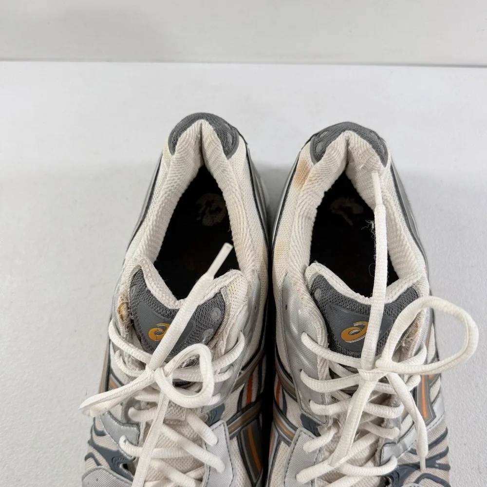 Vintage ASICS Gel-Empire 2004 Men's White Gray Running Shoes Size 10.5 READ